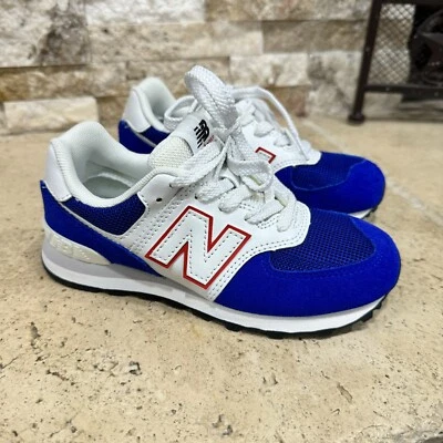 New Balance Kids' 574 Azul/Blanco EE. UU. Talla 13.5 Niños PC574RT1 "Nuevo Sin Caja" Foto 1 de 4