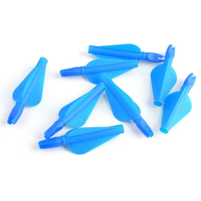 Arrow Fletching Nocks Conjoined Plastic Vane 8mm Arrow Shaft Archery Hunting DIY - Image 1 of 4
