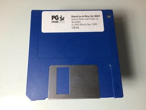 Instalador de disquetes PG Music 'Band-In-A-Box para Mac - Imagen 1 de 5