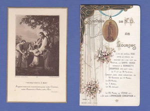 2 images pieuses BOUASSE Jeune - Picture 1 of 1