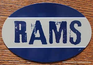 Los Angeles Rams Auto Magnet Made In The USA LA Football Sport Deko NFL - Bild 1 von 1