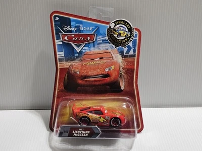 Disney Cars Final Lap #143 WET LIGHTNING MCQUEEN On Card Sealed - Image 1 of 4