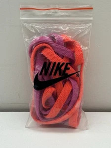 Nike Schnürsenkel Pink/Lila, Neon Orange/Rot Töne Größe 48 Zoll Original - Bild 1 von 3
