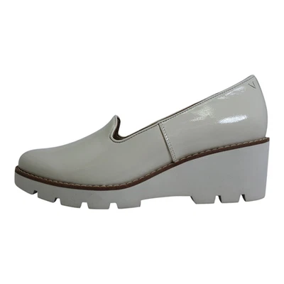 Cuñas para mujer Vionic Aster Willa, charol crema, 9 medianas EE. UU. Foto 1 de 4