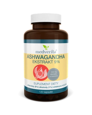 Medverita Ashwagandha 9% 120 Kapseln