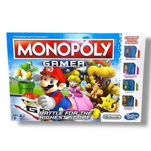Monopoly Gamer Nintendo Edition Brettspiel Mario Peach Yoshi Donkey Kong NEU - Bild 1 von 4