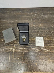Harley Davidson 100th Aniversary Solid Brass And Sterling Silver Gold Key - Picture 1 of 6