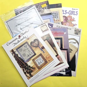 31 DESIGNS CROSS STITCH CHART LOT: VARIETY THEME BM - Picture 1 of 6