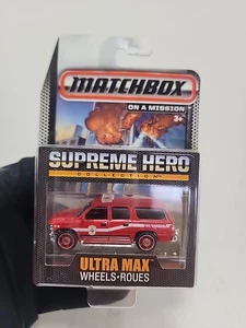 Matchbox on a Mission Supreme Hero Ultra Max Wheels Chevy Suburban Fire Marshal - Picture 1 of 14