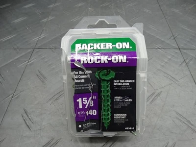 Backer-On #9 x 1-5/8 pulgadas Tornillos para tablero de cemento de cabeza dentada Star Drive 23510 Foto 1 de 4