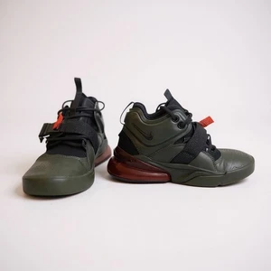 Nike Air Force 270 GS Youth Größe 4Y Gebraucht Olivgrün Top Zustand - Bild 1 von 7
