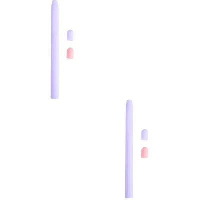  Set of 2 Silicone Pen Caps Cover Stylus Protective Case Holder for - Image 1 of 4