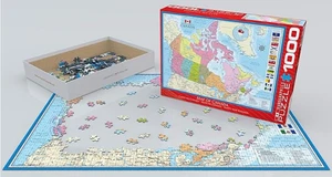 EuroGraphics Map of Canada Puzzle (1000 Piece) - Picture 1 of 4