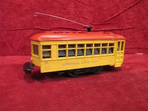 LIONEL No. 60 GAUGE O LIONELVILLE RAPID TRANSIT TROLLEY~tested - Picture 1 of 13