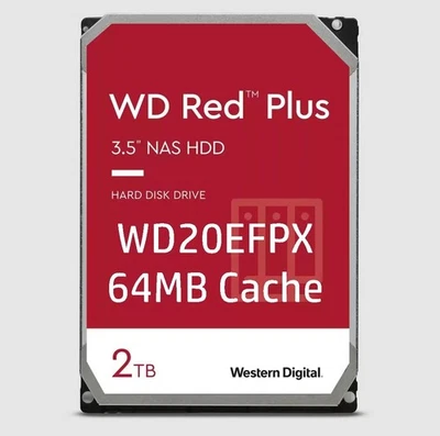 Western Digital 2TB Hard Drive WD Red WD20EFPX (2025 Build Date) - Image 1 of 4