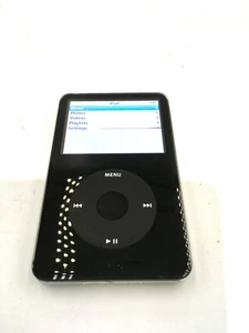 iPod 5. Gen 30GB A1136 MA446LL schwarz silber funktionsfähig gebraucht Hintergrundbeleuchtung Problem RS - Bild 1 von 6