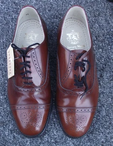Braune Herren Clarks "James Mark" Schuhe UK 8,5 formell elegante Halbschuhe unbenutzt & verpackt - Bild 1 von 11