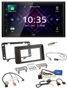 JVC DAB 2DIN Lenkrad Bluetooth USB Autoradio für Dacia Duster ab 2021 - Bild 1 von 12