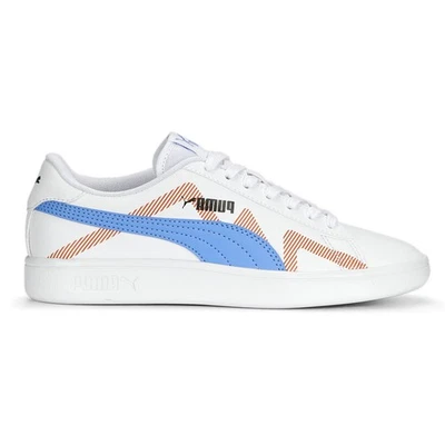 Zapatillas informales blancas con cordones PUMA Smash V2 Future U para jóvenes niños 39153901 Foto 1 de 4