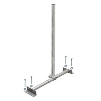 Dachsparrenhalter Aufsparrenhalter 1m Mast SAT Schüssel Spiegel Dach Halterung