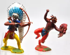 Arco de arquero jefe y hombre de medicina indio Swoppet 54 mm de Gran Bretaña - Imagen 1 de 3