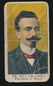 Governanti E6 -- Dr Nilo Pecanha Presidente del Brasile -- Lauer & Suter Co. - Foto 1 di 2