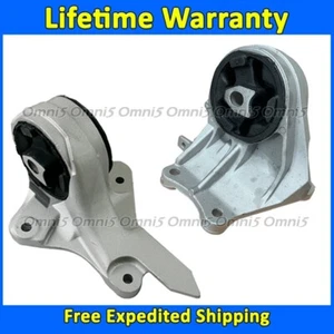 K3577 F/LT & Rear Trans Mount 2pc For 2006-2009 Pontiac G6 3.9L Coupe Sedan AUTO - Picture 1 of 7