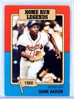 1986 Big League Chew Baseball Home Run Legends #1 Hank Aaron Braves