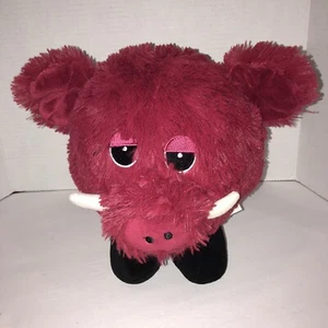 Peluche Arkansas Razorback Hawg Hog Red Jenkins Enterprises 11 x 9 - Imagen 1 de 10