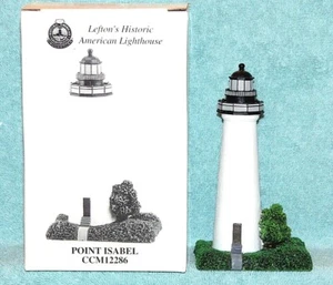 Lefton's historischer amerikanischer Leuchtturm #12286 - "Point Isabel", TX, 5-1/2" hoch - Bild 1 von 8