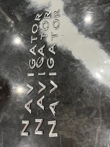 2003-2006 Lincoln Navigator Emblem Letters Logo Badge Side Rear Chrome OEM ONE - Bild 1 von 2