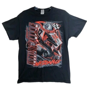 2017 57th ANNUAL KNOXVILLE NATIONALS Sprint Auto Event T-Shirt SZ M schwarz Shirt - Bild 1 von 9