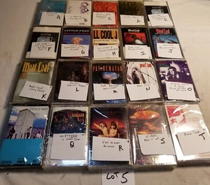 Cassette Tape ALL SEALED Collective Soul Pat Benatar Nirvana Pearl Jam Halen #5 - Picture 1 of 25