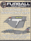 Furball 1/48 F-14 Late Model Tail Reinforcement Plates for Tamiya - FVD-001