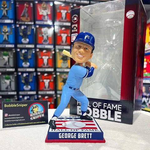 GEORGE BRETT Kansas City Royals "Cooperstown" Hall of Fame MLB Bobblehead Cover