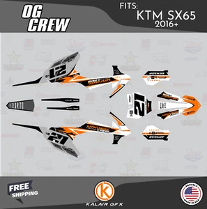Graphics Kit for KTM 65SX SX65 (2016-2023) OG Crew Series - Orange - Picture 1 of 6