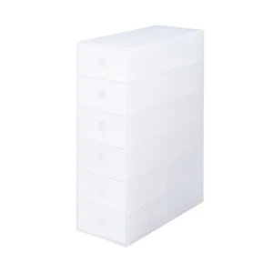 MUJI Polypropylene small item storage box, 6 drawers - Picture 1 of 2