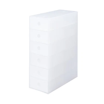 MUJI Polypropylene small item storage box, 6 drawers - Image 1 of 2