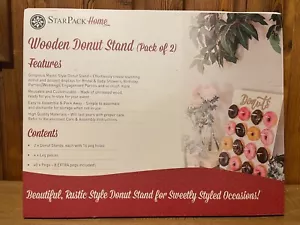 2 Pack Donut Wall Display Stand for Party, Wedding, Event, Brunch, and Birthday - Picture 1 of 8