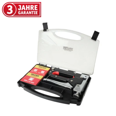 WALTER Handtacker Set, Nagler, einstellbare Schlagkraft, mit Aufbewahrungskoffer - Bild 1 von 4