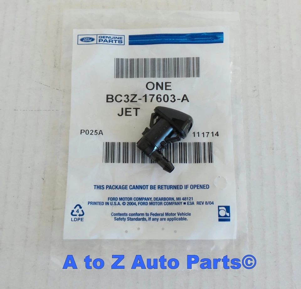 2011-2016 Ford Super Duty F250-F550 LH or RH Windshield Washer Jet Nozzle, OEM - Image 1 of 1