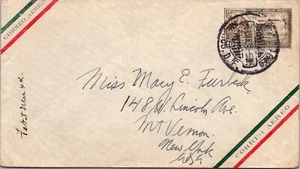 MEXICO POSTAL HISTORY OFFICIAL STATIONERY AIRMAIL COVER ADDR USA CANC MEXICO DF - Picture 1 of 2