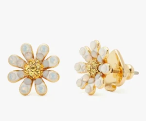 kate spade- Dazzling Daisy- Stud Earrings- Opal Enamel - NWT- $58 - Picture 1 of 6