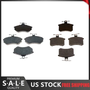 For 1987 1985 1984 Audi 4000 Quattro Front & Rear R-Line Metallic Brake Pads - Picture 1 of 4