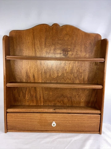 19x22x3 Wood Spice 3 Shelf Cabinet Drawer Cover