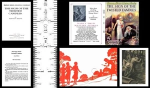 1:6 SCALE MINIATURE BOOK THE SIGN OF THE TWISTED CANDLES NANCY DREW ILLUSTRATED - Picture 1 of 1