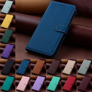 Funda tipo billetera de cuero para teléfono Xiaomi Redmi Note 14 Pro+ 5G 14S 13 Pro+ 14C - Imagen 1 de 60