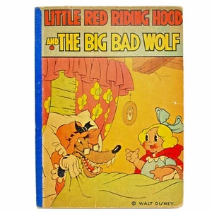 Walt Disney Studios Little Red Riding Hood and The Big Bad Wolf Book Three Pigs - Picture 1 of 12