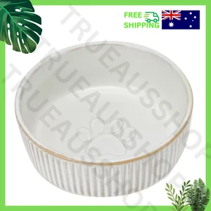 Large Ceramic Pet Bowl Dishwasher Safe - Free Shipping - Picture 1 of 5