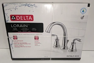 Delta Lorain Chrome 2-Handle Widespread Bathroom Sink Faucet 35716LF-ECO - Picture 1 of 1